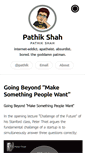 Mobile Screenshot of pathikshah.com